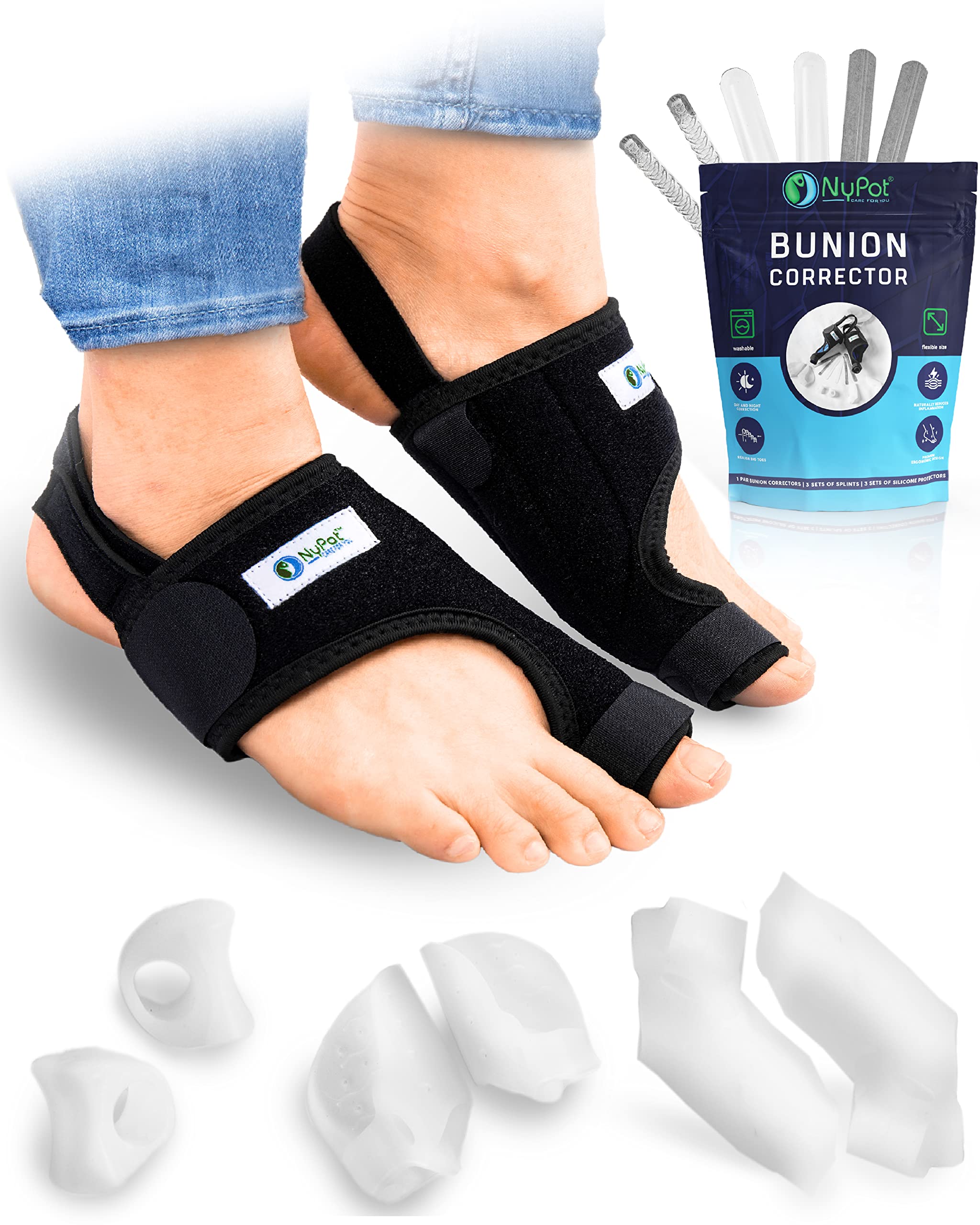 Buy NYPOT Premium Bunion Corrector for Women and Men Bunion Splints