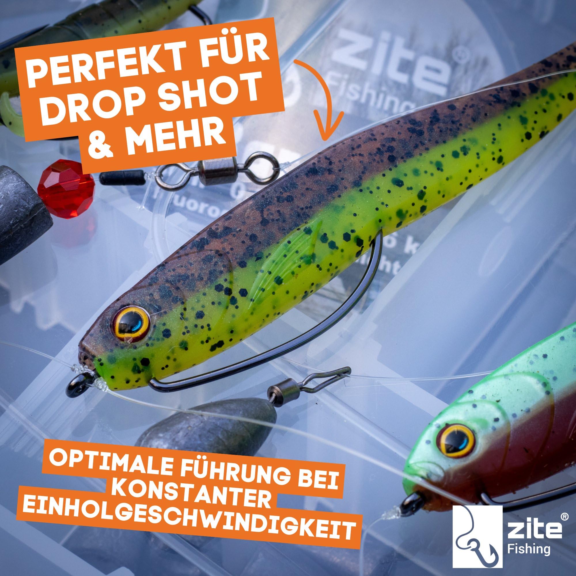 Zite Fishing Inzite Pershad 8 cm | Barsch-Köder Gummifische