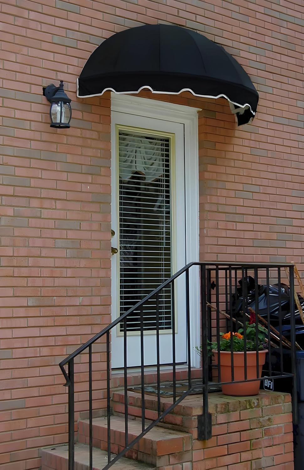EASYAWN Sunbrella Dome Awning Review: Best Door Window Shade for Backyard Patios & Garden Entrances