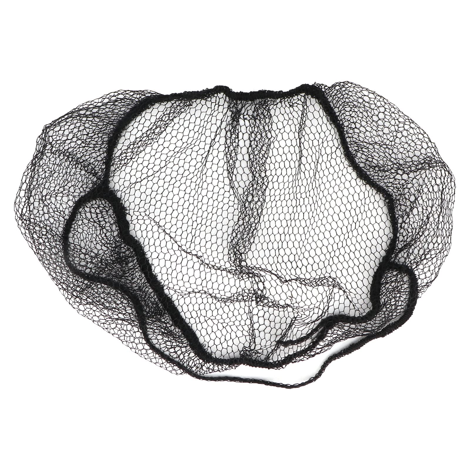 100 Pièces Protège-Barbe Couvre-Barbe Jetable pour Hommes en Nylon Respirant Barbe Filet Couvre (Le noir)
