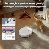 roborock QV 35A Set Aspirateur Robot Laveur, 8000Pa HyperForce, Station Multifonctionnelle, Serpillière Rotative 200 TR/Min & Relevable 10mm, Anti-enchevêtrement, Évitement d'obstacles, Cartographie - 5