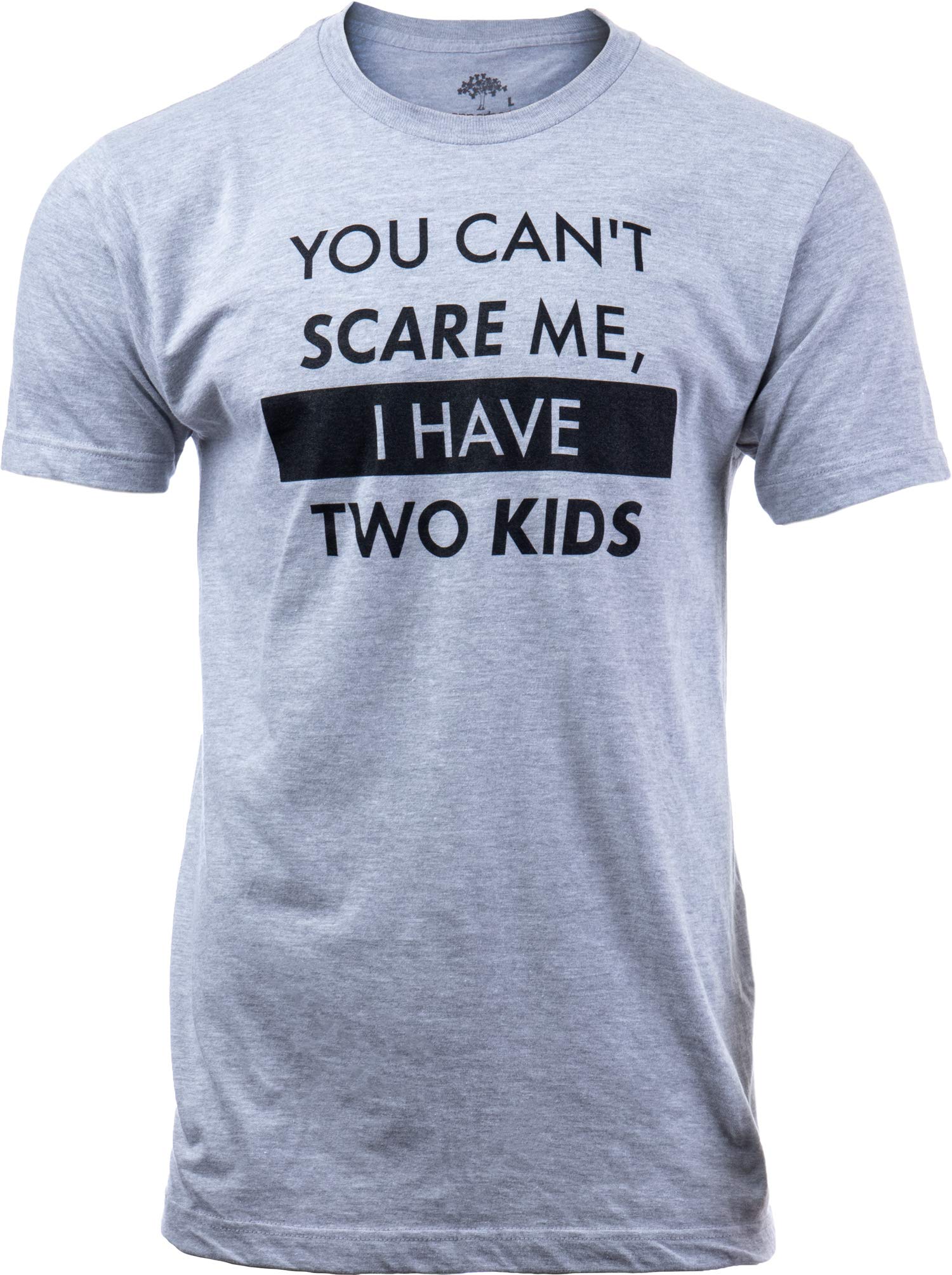 Ann Arbor T-shirt Co.You Can't Scare Me, I Have Two Daughters | Funny Dad Daddy Cute Joke Men T-Shirt