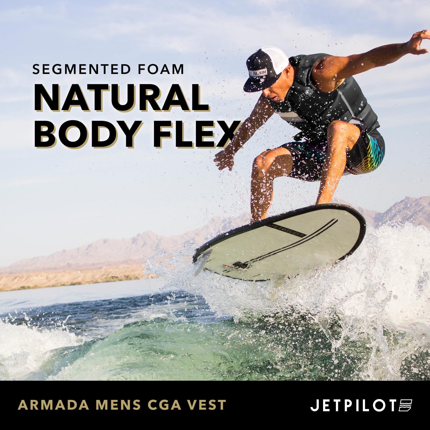Jetpilot Men's Armada Neoprene Coast Guard Approved Life Jacket PFD