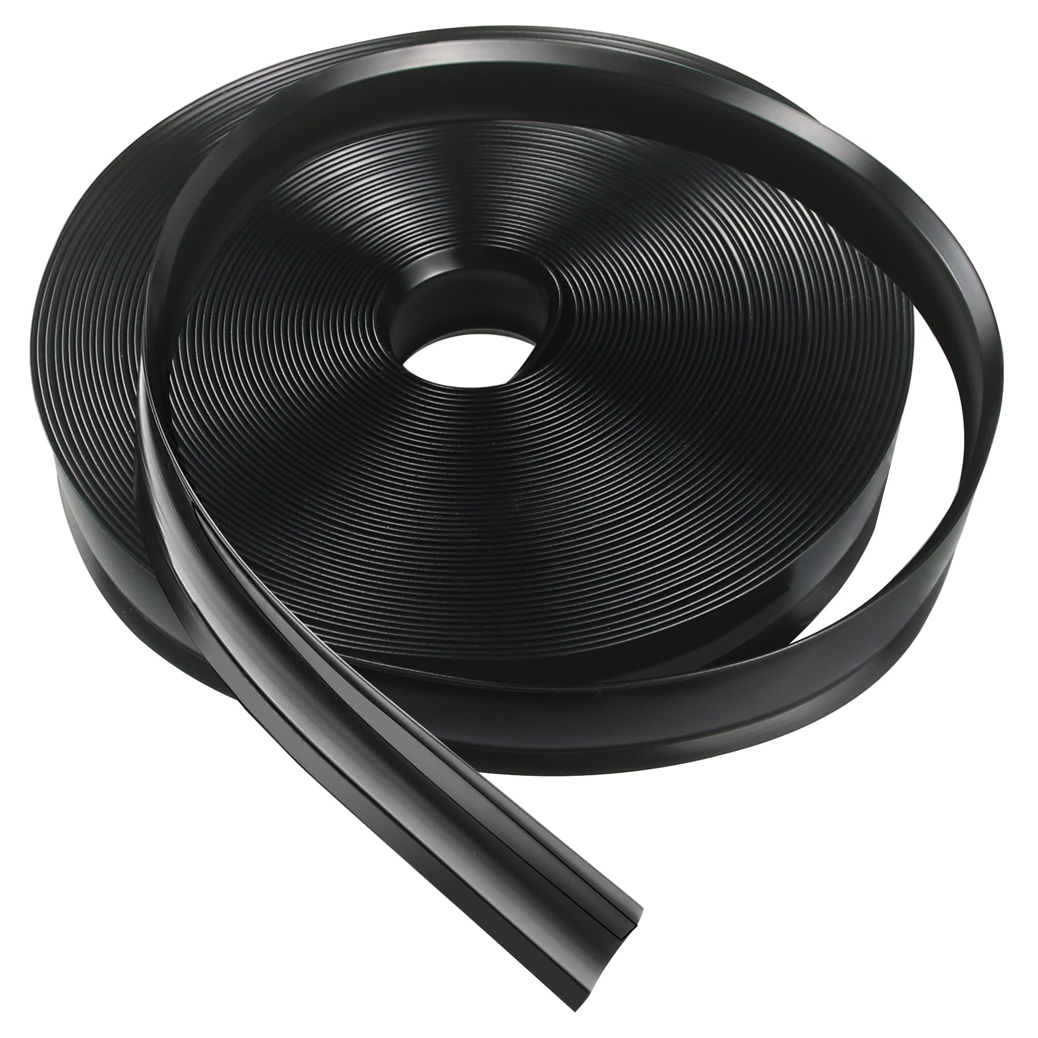 Photo 1 of 1 Inch RV Trim Molding Insert | UV-Resistant Camper Weather Stripping Exterior | Heavy Duty Black Vinyl Trim Molding Exterior Screw Cover Trim for Trailer & Roof Edge (Black RV Trim Molding, 100FT)