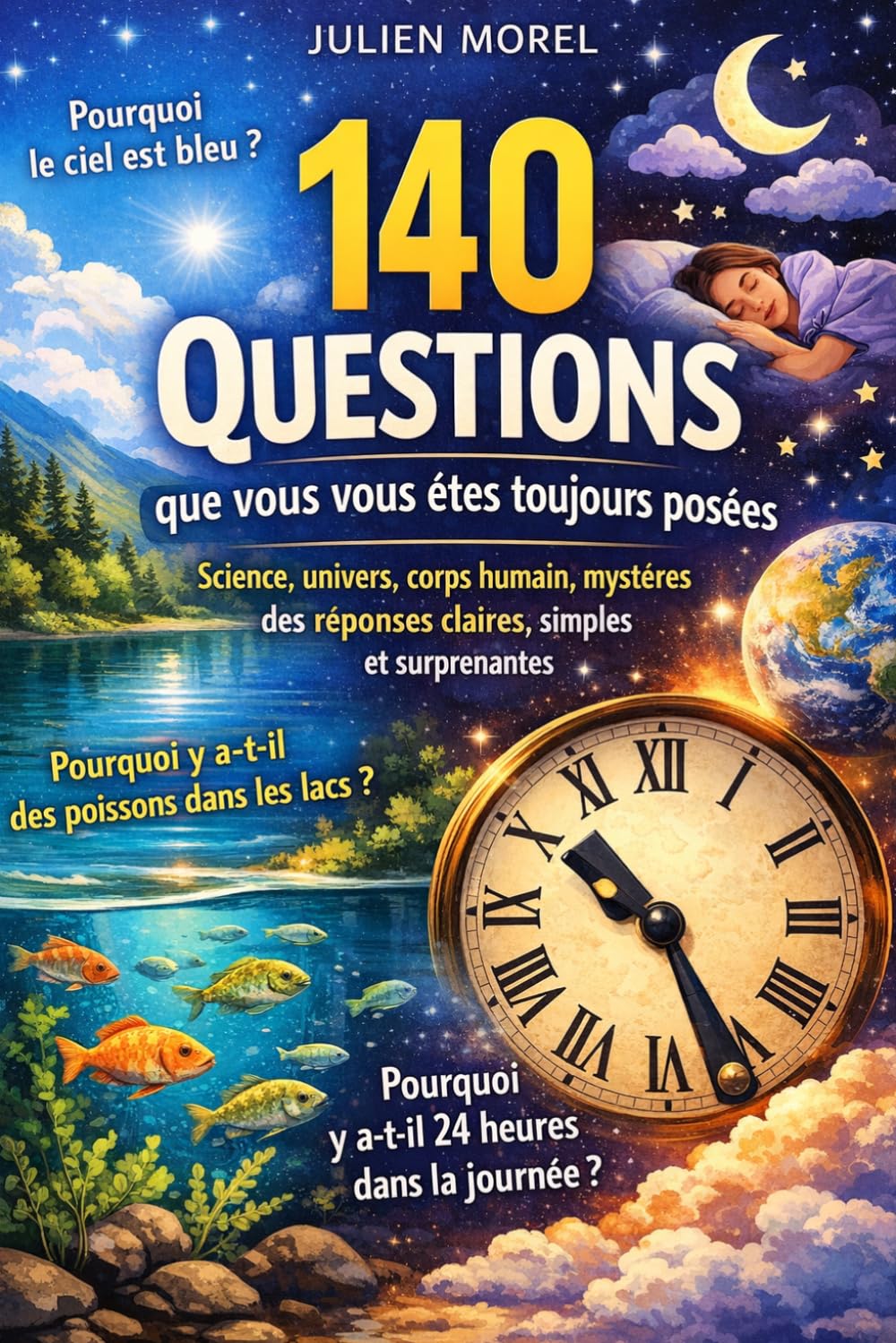 140 questions que vous vous êtes toujours posées: Science, univers, corps humain, mystères du monde : Des réponses claires, simples et surprenantes