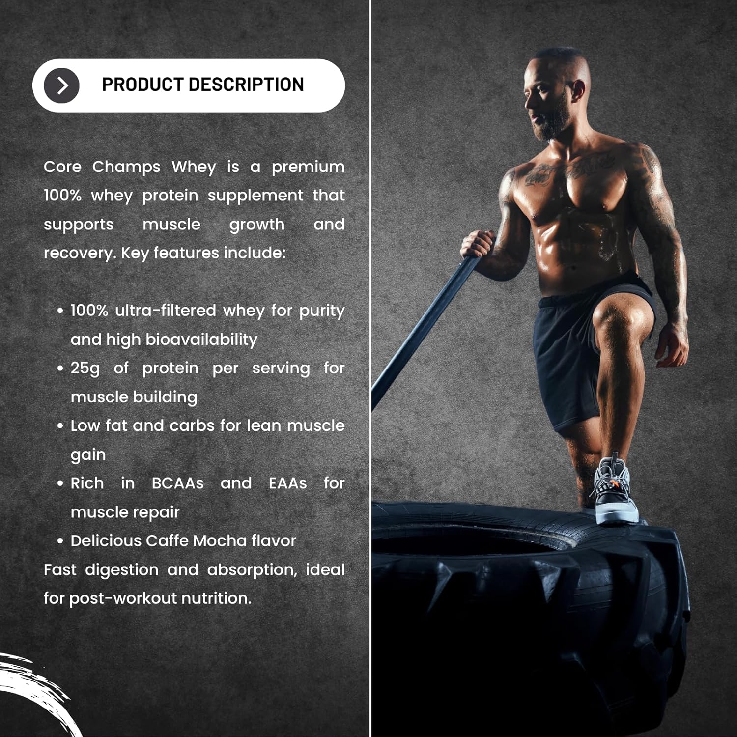 Whey Protein Powder | 100% Ultra Filtered Whey | 25G Protein...