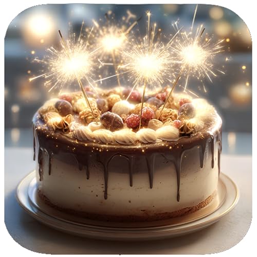 Birthday Cake Screensaver – Colorful Celebration Cake Scene with Soft Candle Glow and Calm Party Ambience Display for Fire TV