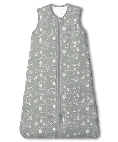 Miniatura 8 de TotAha Saco de dormir 1.0 TOG, suave y unisex, saco de dormir para bebé de 0-3-6-12-18-24-36-48 meses, seguro, cómodo saco de dormir sin mangas con