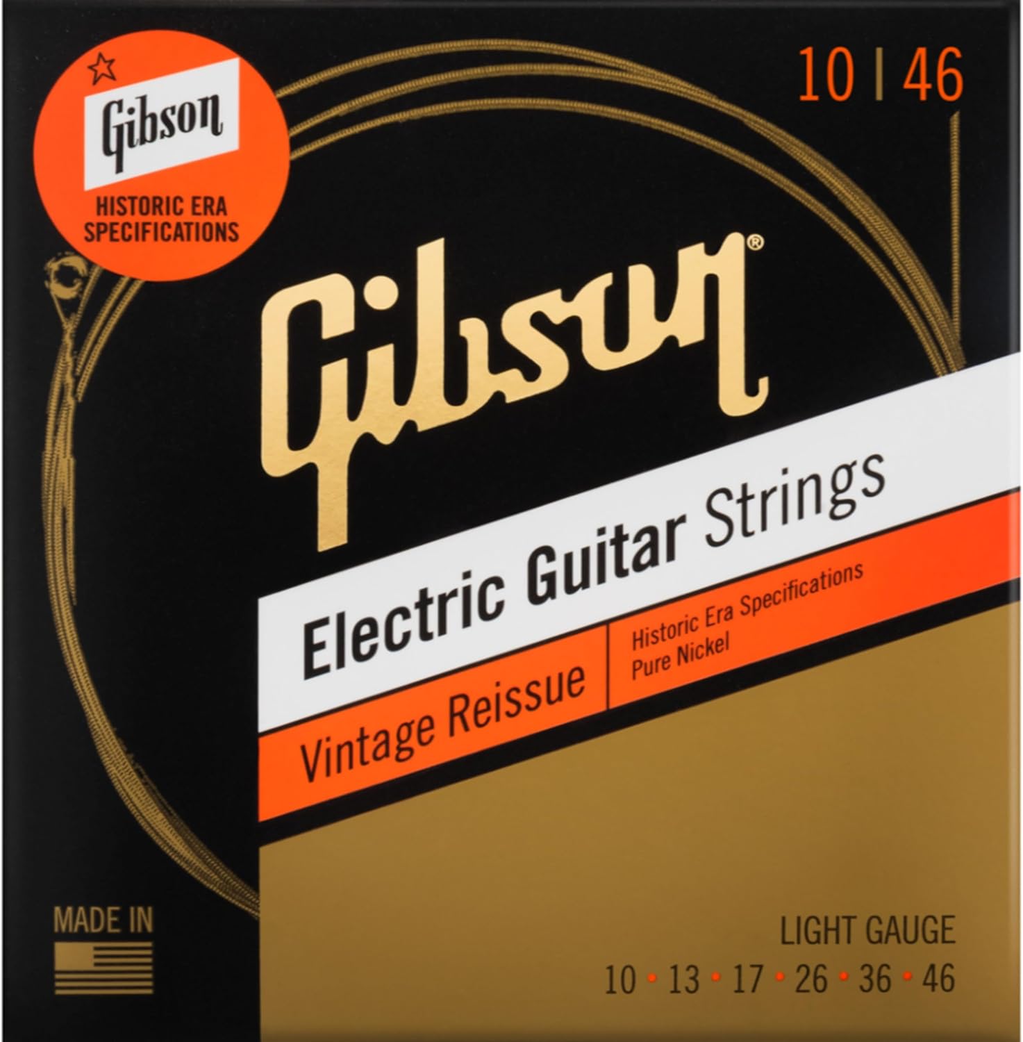 Gibson SEG-HVR10 Vintage Reissue 10-46 - Electric Guitar Strings