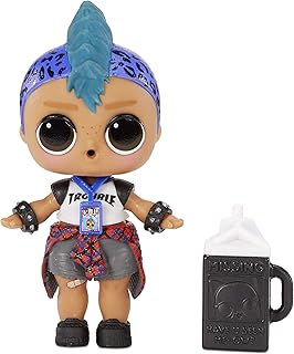 LOL Surprise BFF Sweethearts Muñeco Punk Boi - Con 7 accessori - Perfetta per San Valentino - Da collezione - Include bambola, bottiglia, vestito e altro