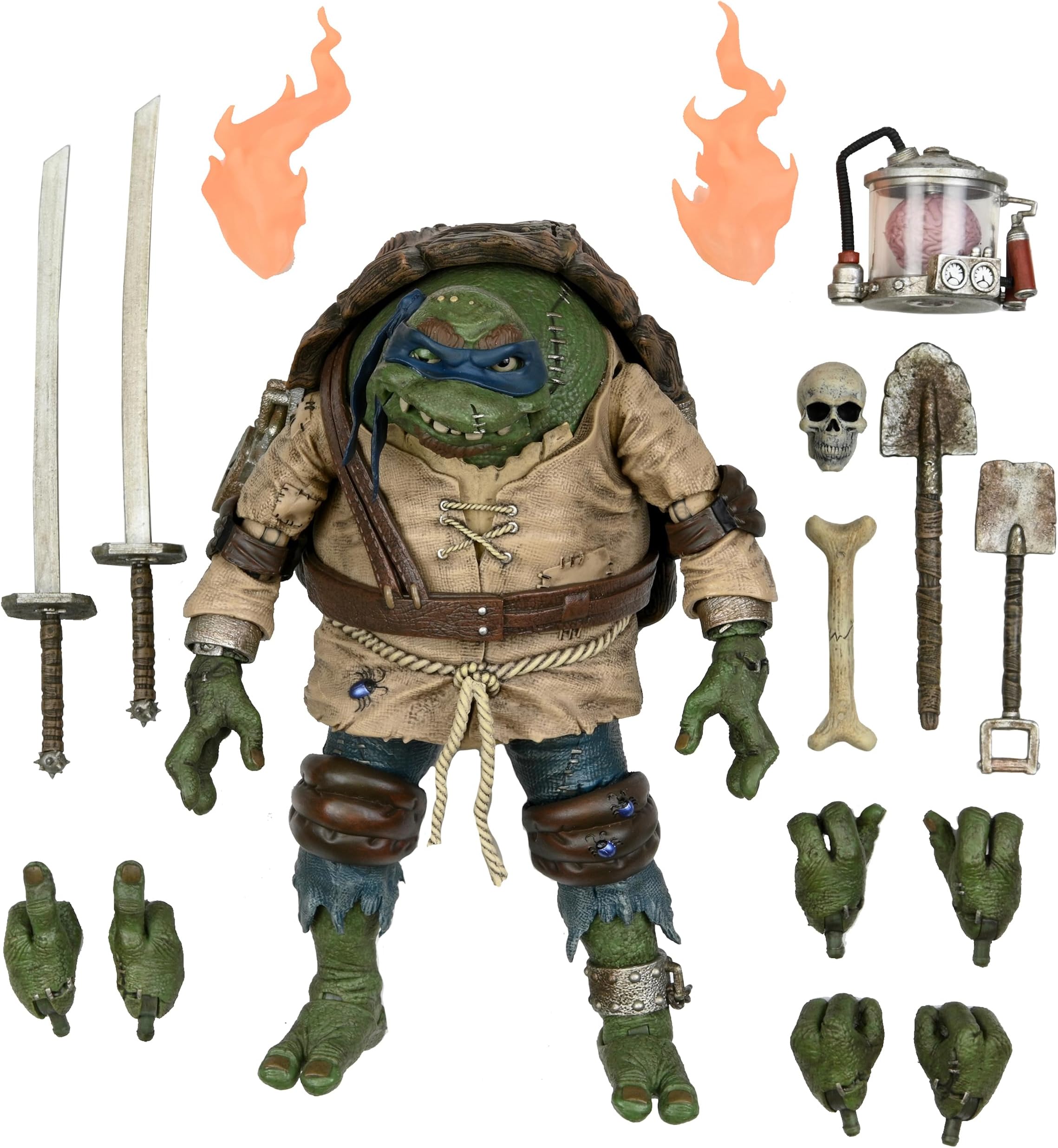 Universal Monsters TMNT 7" Scale Action Figure - Ultimate Leonardo Hunchback