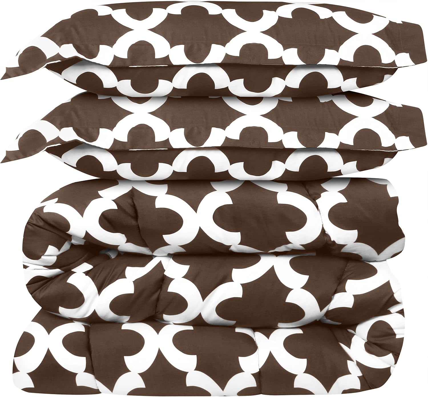 Utopia Bedding Queen Comforter Set (Chocolate/Brown) with 2 Pillow Shams - Bedding Comforter Sets - Down Alternative Comforter - Soft and Comfortable - Machine Washable