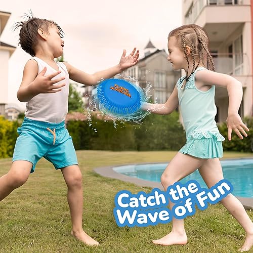 Miniatura 4 de ArtCreativity Frisbees de agua suave para niños, discos deportivos suaves (paquete de 3), juguetes de agua de playa y juguetes de piscina para