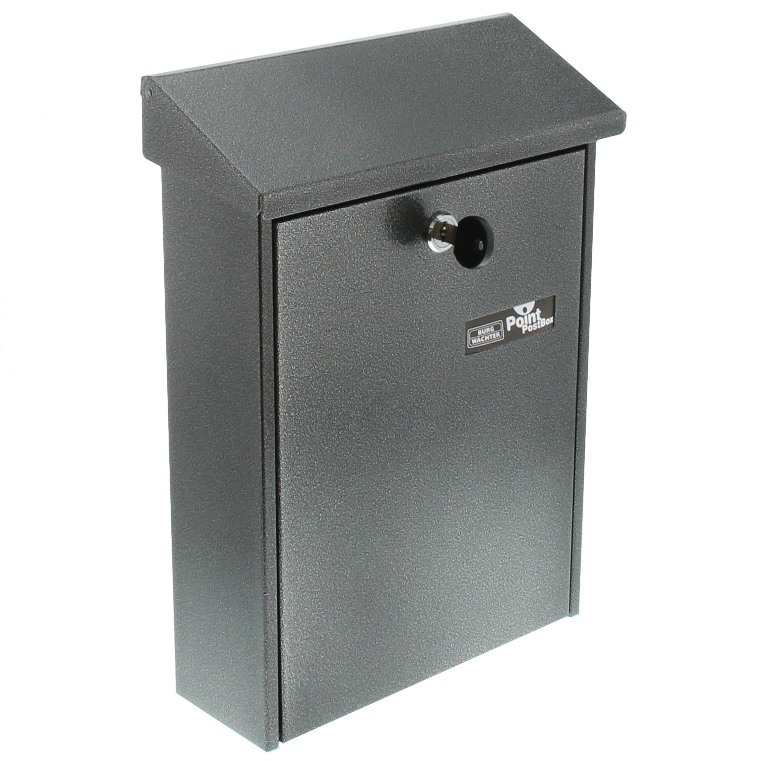 Burg-Wachter Iron Daily Wall Mounted Galvanised Steel Post Box - 22 X 30 X 7.5Cm