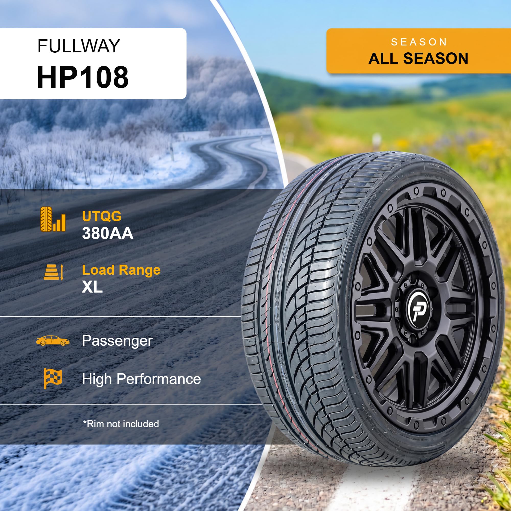 Amazon.com: Fullway HP108 245/30ZR22 92W XL All Season High