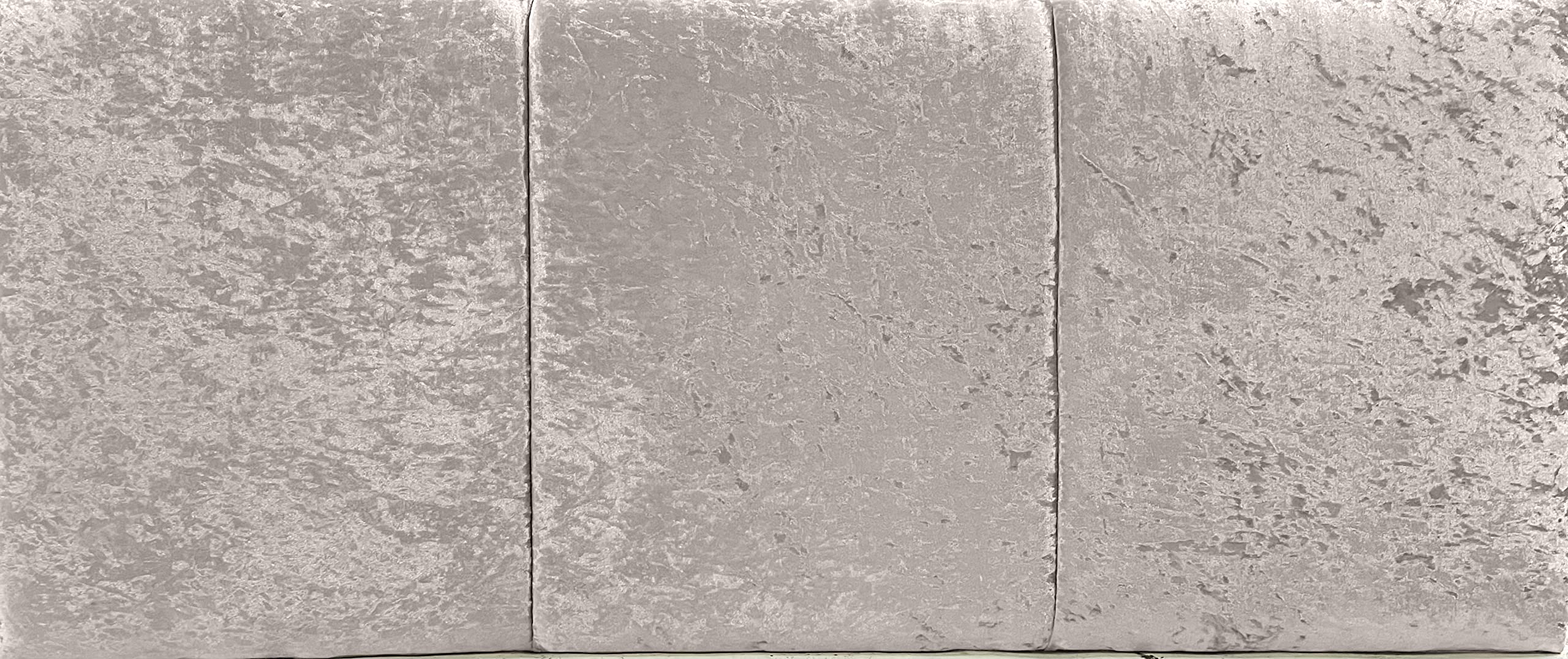 Affordable Luxury 20" Alton Headboard in Crushed Velvet Fabric, for Divan Beds, Bedroom and Hotel Furniture…(White, Kingsize - 5FT)