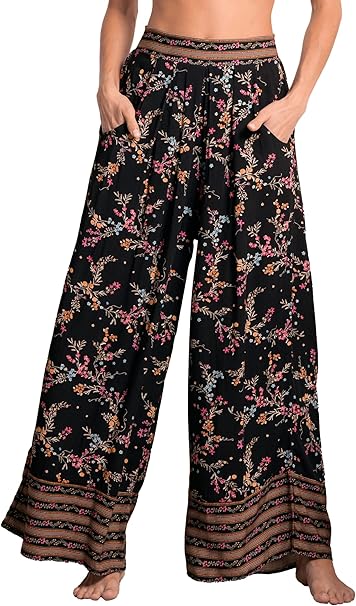 パンツ　マジョマジョ　Majo Majo 黒　M〜Lサイズ Maaji Women's Pants, Black at Amazon Women's Clothing store