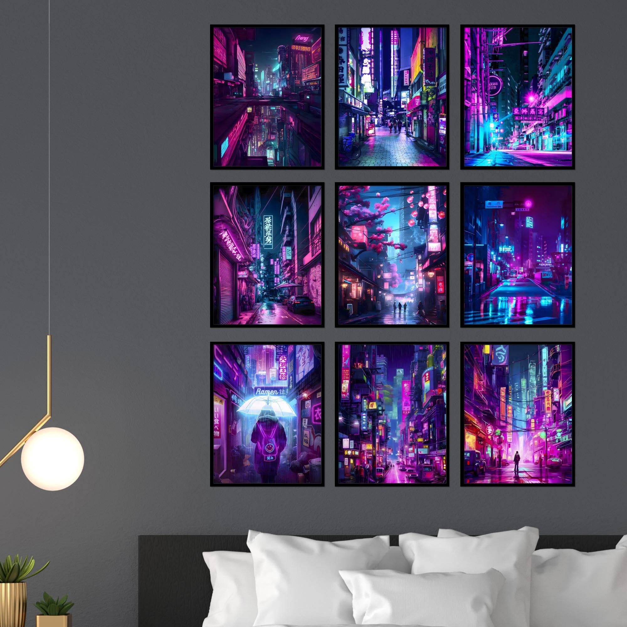 Amazon.com: BigWig Prints Neon Wall Art - Cyberpunk Poster