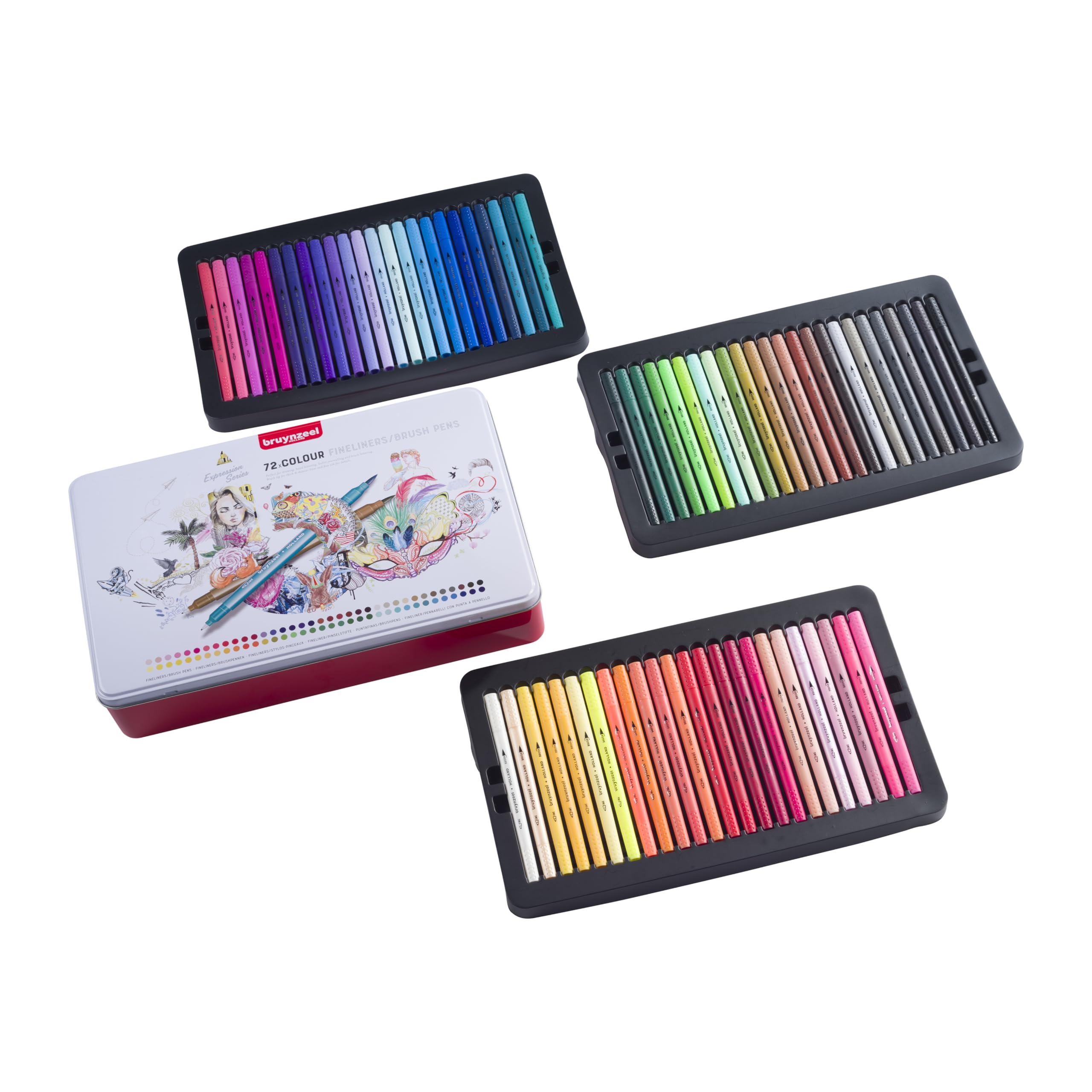 Koop uw Fineliner Brush pen Bruynzeel Creatives | BGB Office Solutions