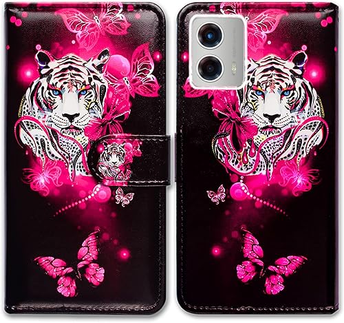 Bcov Funda para Moto G 5G 2023, con tapa y función atril para Motorola Moto G 5G 2023