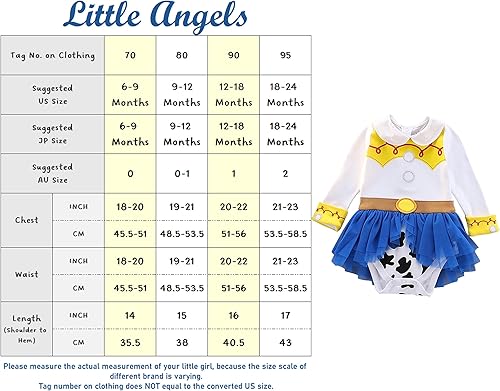 Miniatura 7 de Lito Angels Mameluco de vaquero para bebés y niñas