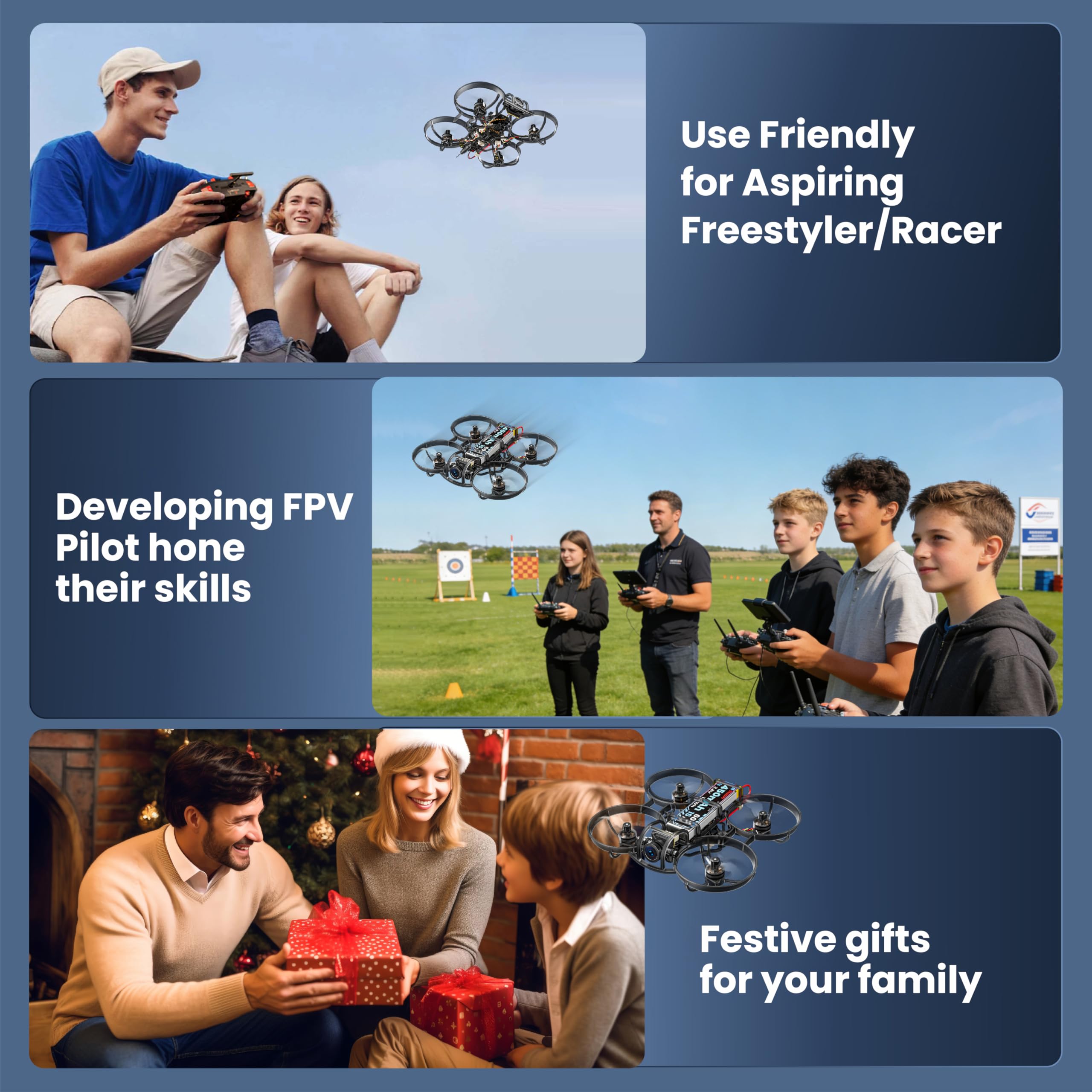 R8 ELRS Tiny Whoop Quadcopter,Ultralight 1S 80mm Micro FPV Drohne BNF mit 2 Batterien Fly12 Mins für FPV Freestyle Racing Indoor,Matrix G4 5IN1 FC,FOV160 °,0802 20000KV Brushless Motor