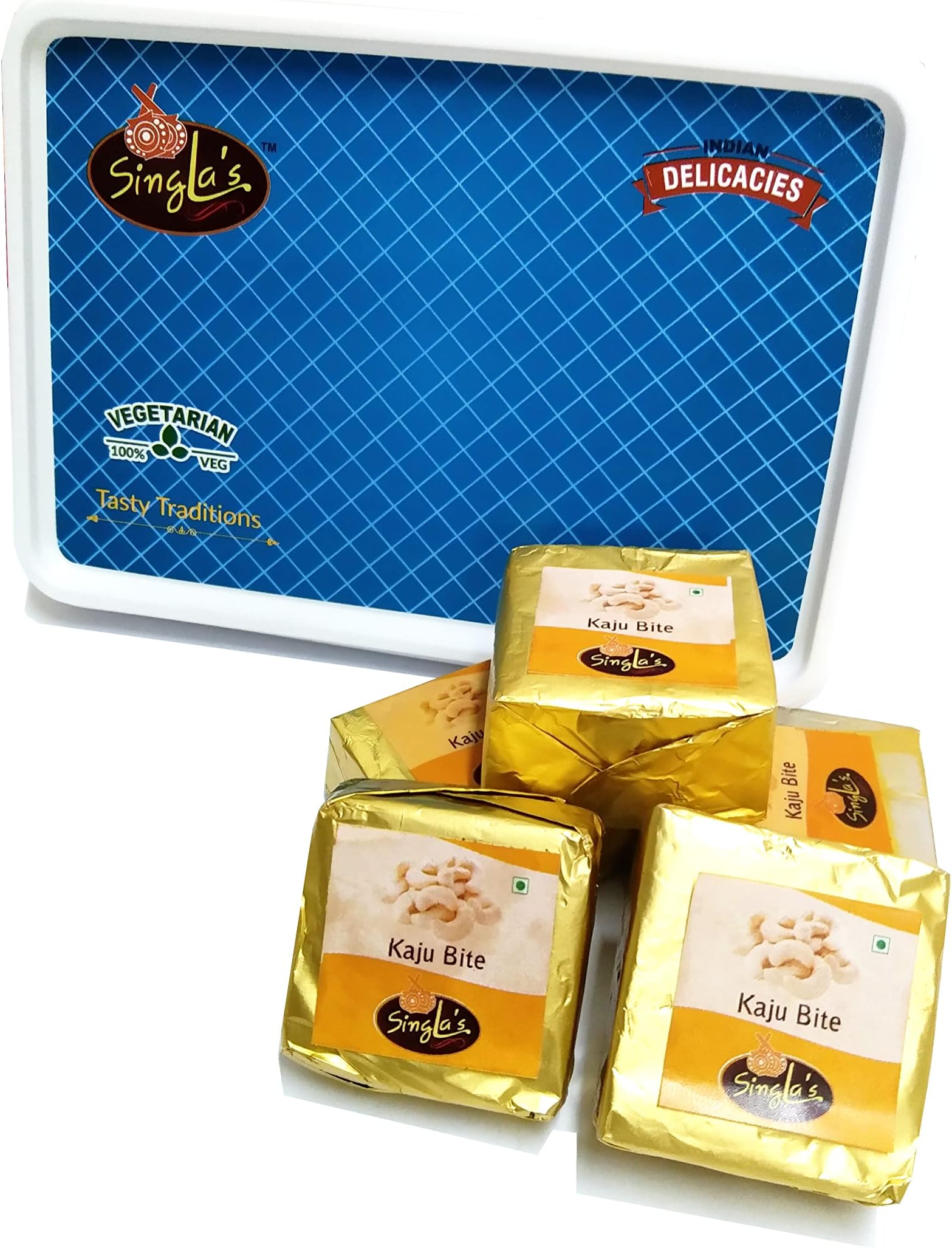 Singla Sweets Kaju Bite Burfi 200g Delicious Sweet