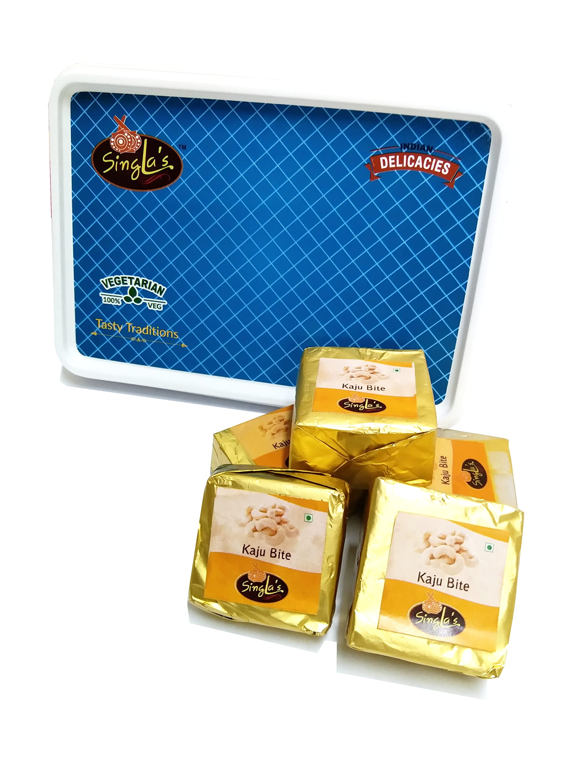 Singla Sweets Kaju Bite Burfi 200g Delicious Sweet