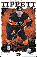 Vista 12 de Trends International NHL Philadelphia Flyers - Póster de pared Owen Tippett 23, 22.4 pulgadas de largo x 14.7 pulgadas, versión enmarcada en bronce