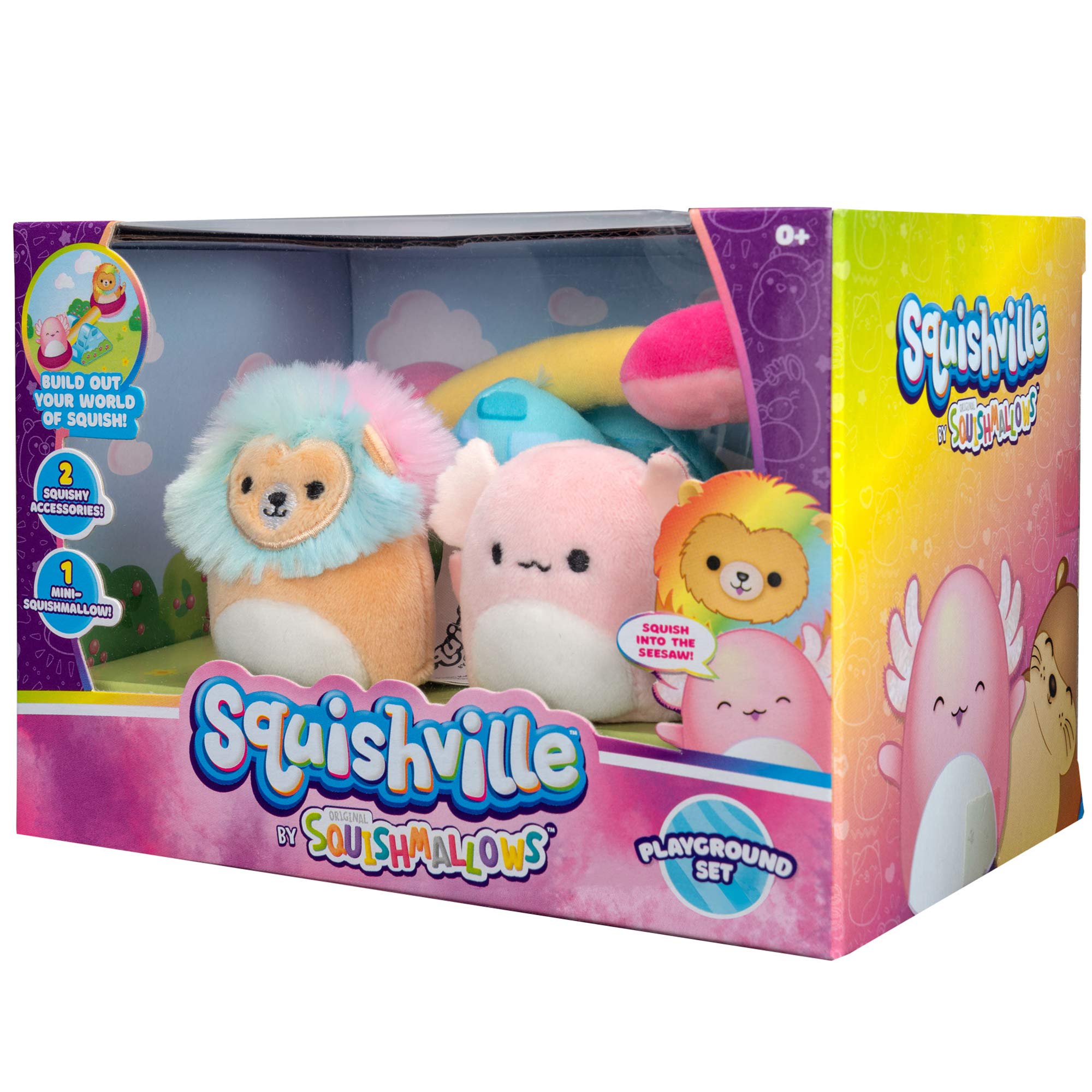 Squishville by Squishmallows Mini Plush Room Accessory Set, Playground