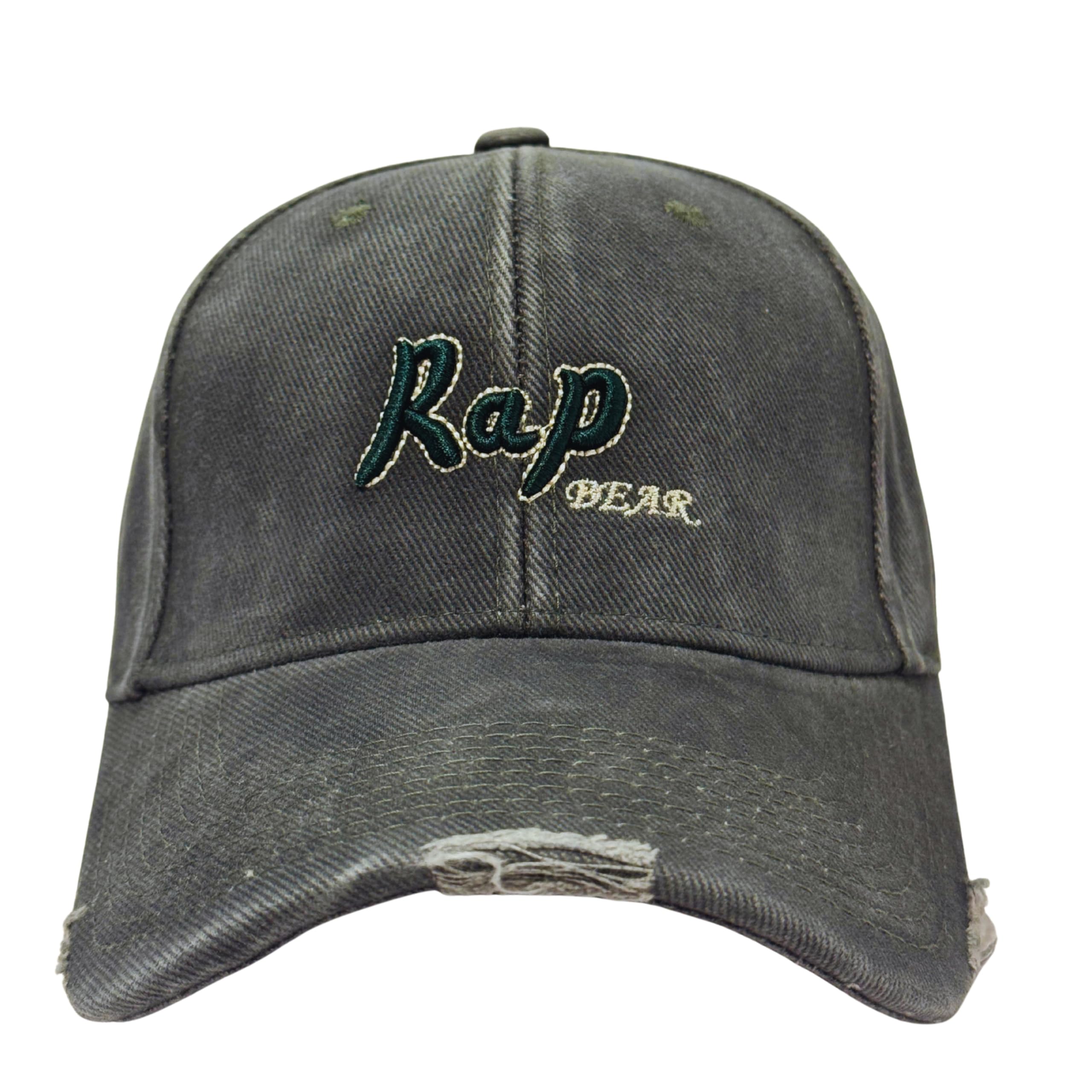 DRUNKEN Gray Unisex Adjustable Cap GREY(48) - Image 1
