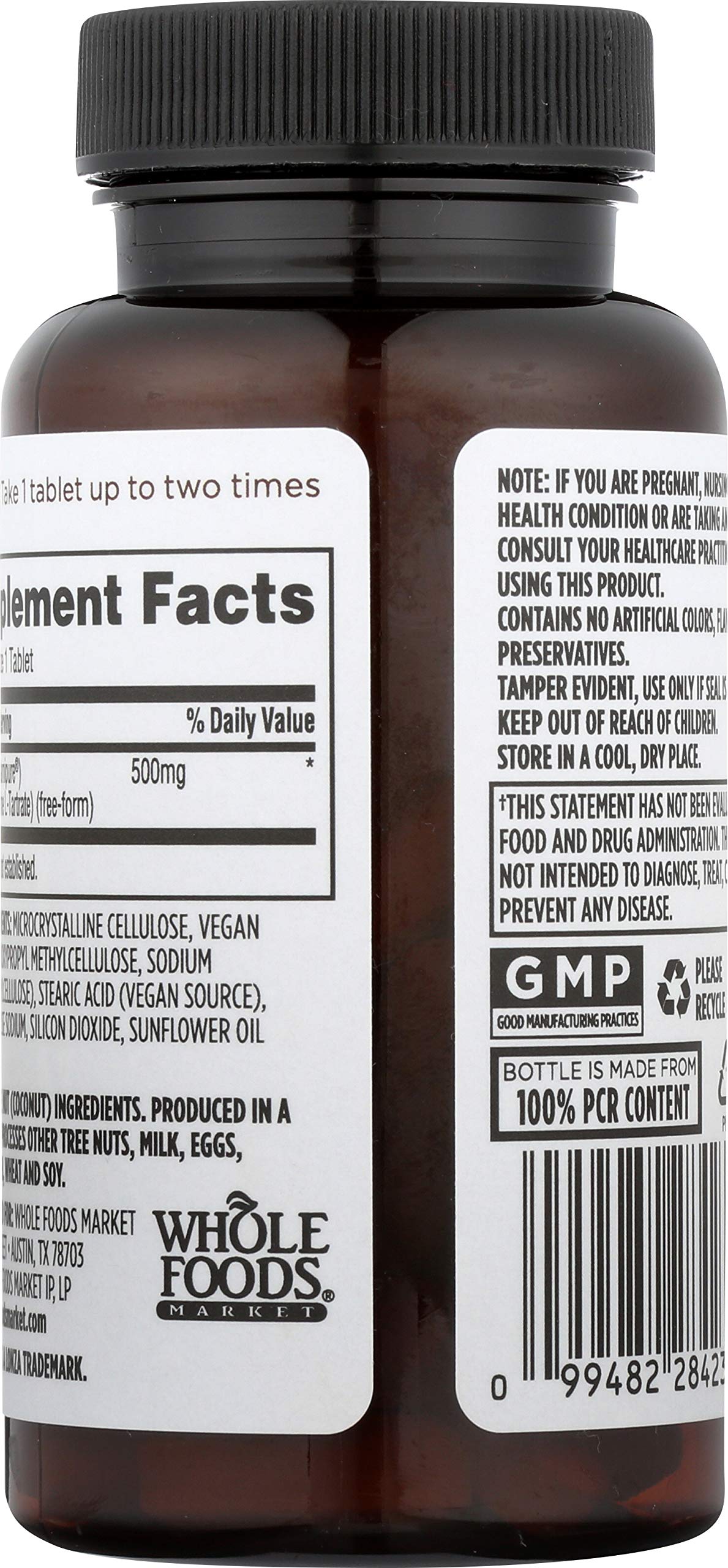 whole foods l carnitine Whole Foods Market L Carnitine 500mg 100 Ct