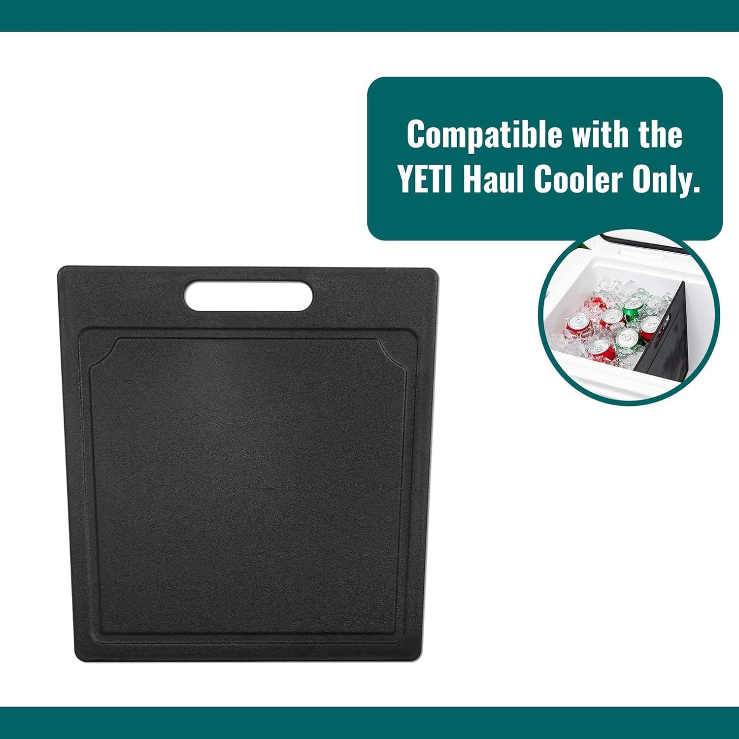 BEAST COOLER ACCESSORIES HAUL Sized Cutting Board Divider & Dry Good Tray - Specifically to Be Compatible with The Yeti HAUL Cooler - Bundle of 2