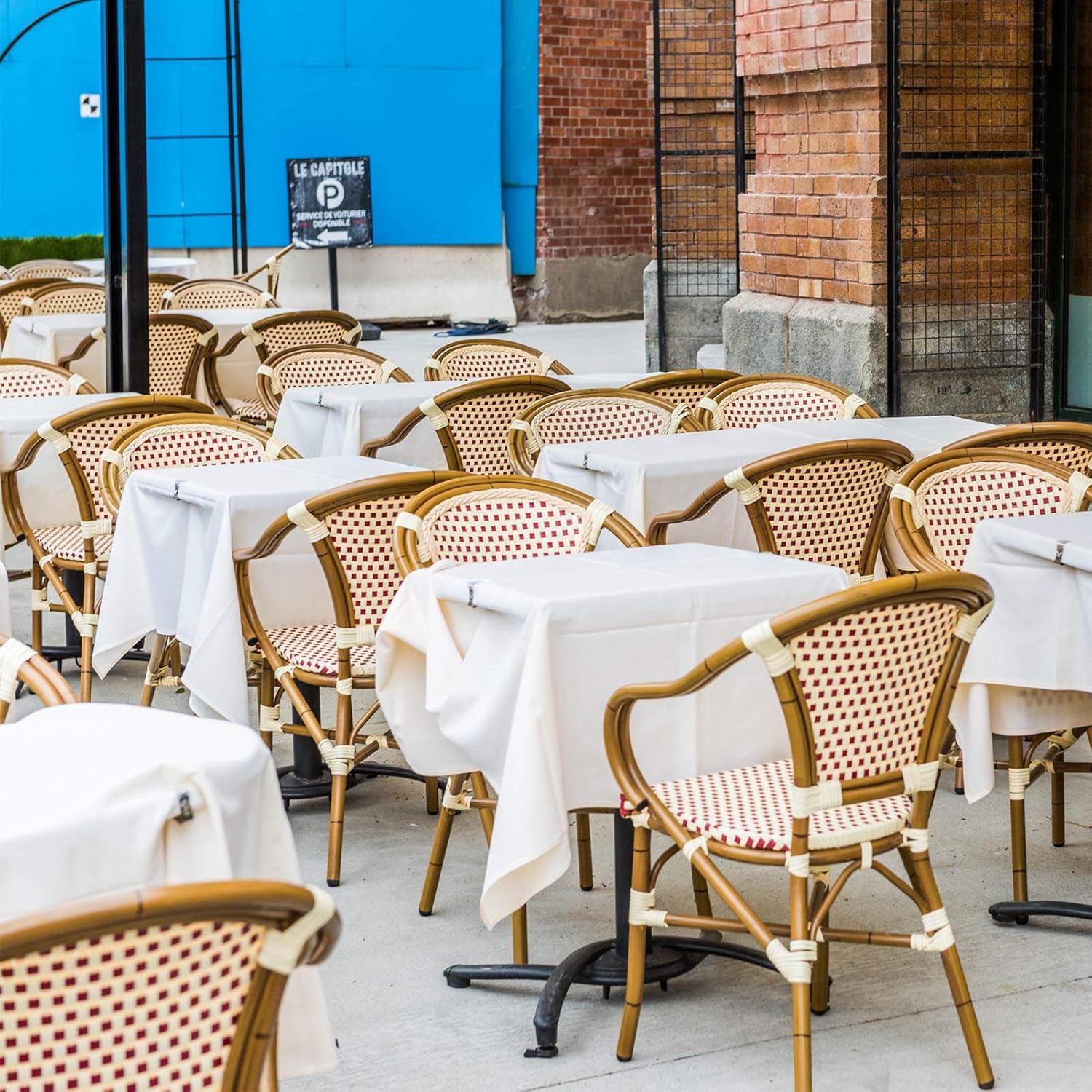 Buy 2 get 3 VEEYOO Square Tablecloth - 54x54 Inch Polyester Table Cloth Washable Wrinkle Free Dinner Tablecloth for Wedding, Party, Restaurant,Indoor and Outdoor Buffet Table - White Tablecloth