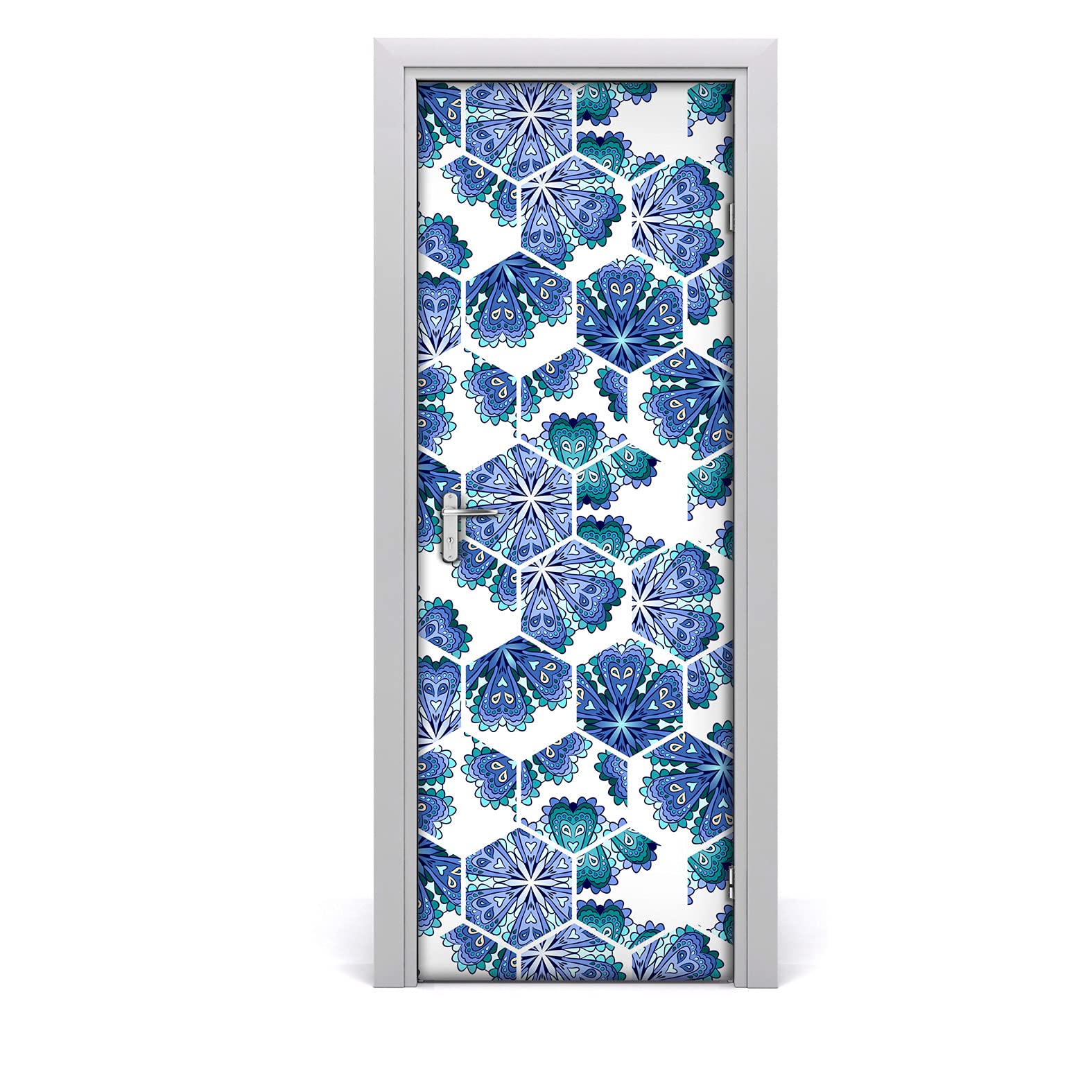 Autocollant de porte 85x200cm imperméable décoration magique