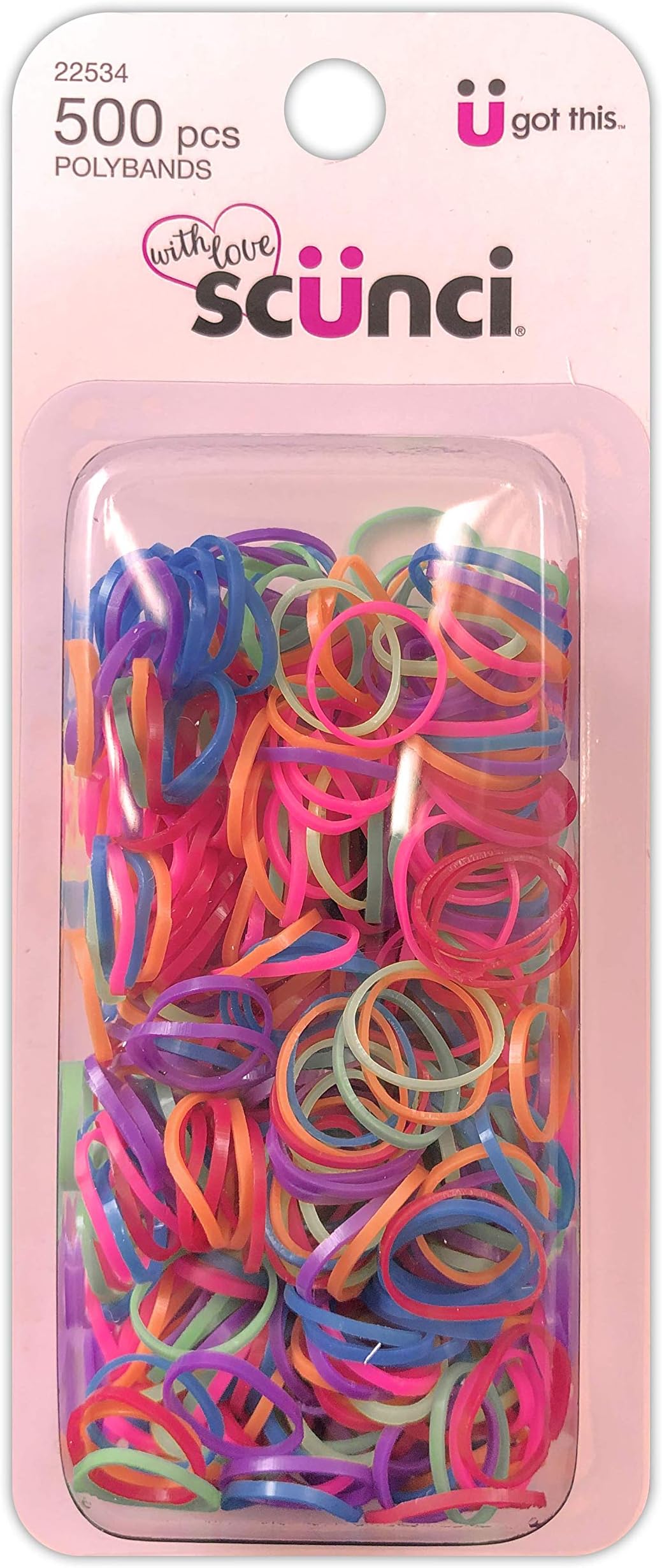 ScunciGirl No Damage Polyband Elastics,500 ea
