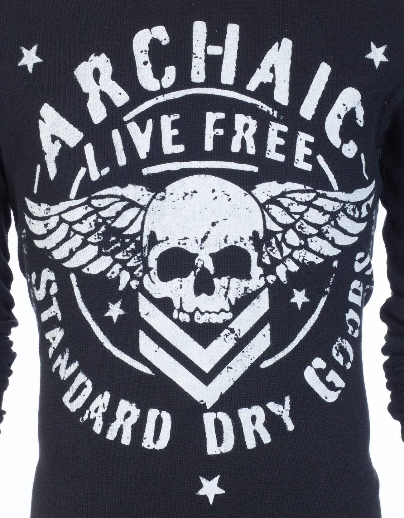 Archaic by Affliction Herren Langarm Thermohemd Strong Crest
