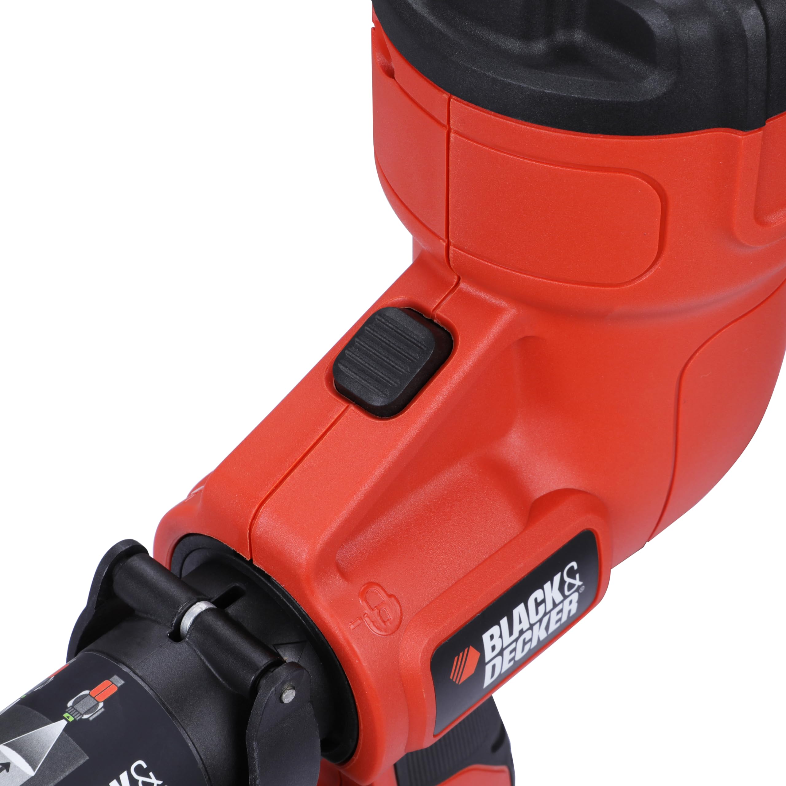 Black & Decker, Ręczny pistolet natryskowy, moc 400 W, kanister 1200ml - regulacja przepływu farby, agregat do malowania, HVLP200