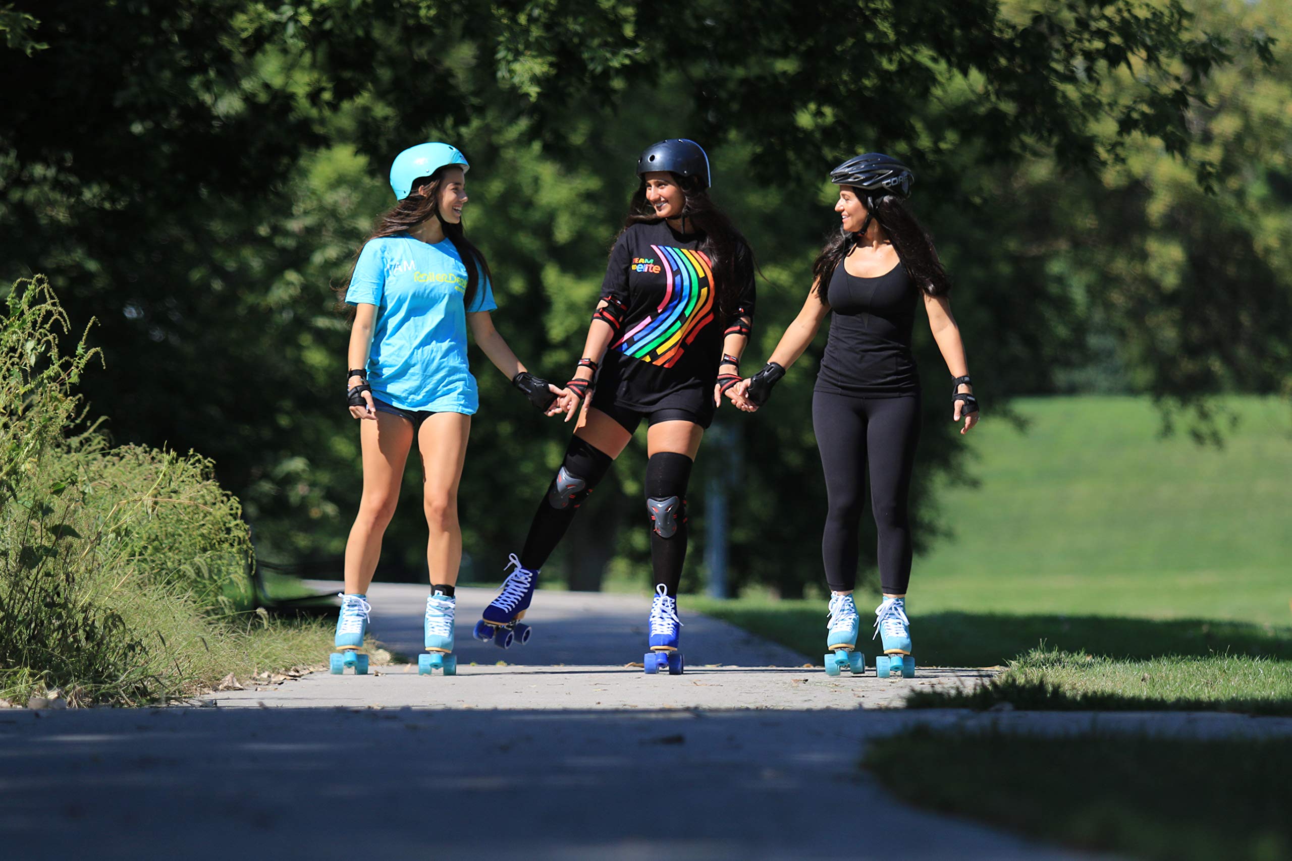 ROLLER DERBY Candi Girl U774 Carlin Quad Artistic Roller Skates Seafoam Ladies sz 5