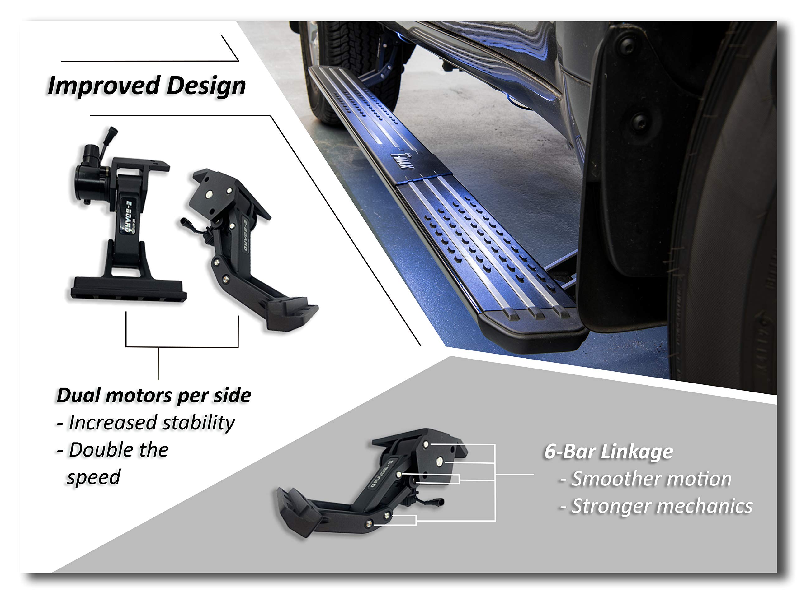 Tyrant 4X4 Power Steps Electric Running Boards for Toyota Land Cruiser