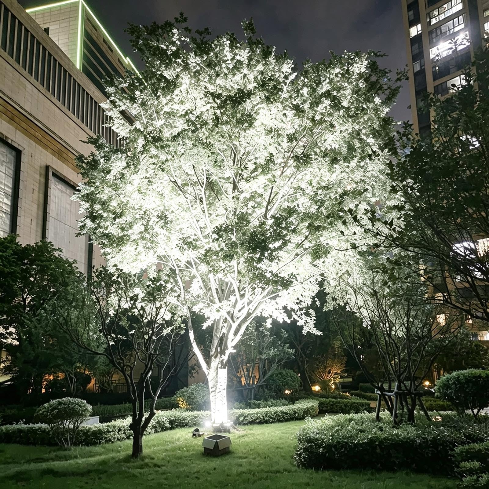 Luci Ad Anello Per Palme Da Esterno, Luci Per Alberi Ad Anello