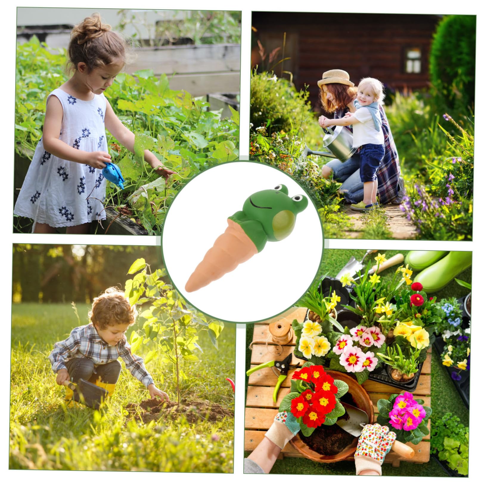 POPETPOP 4pièces Lot de Globes Arrosage Automatique pour Plantes Intérieur Picots Forme Grenouille Arroseurs pour Bonsaïs Dispositifs Arrosage