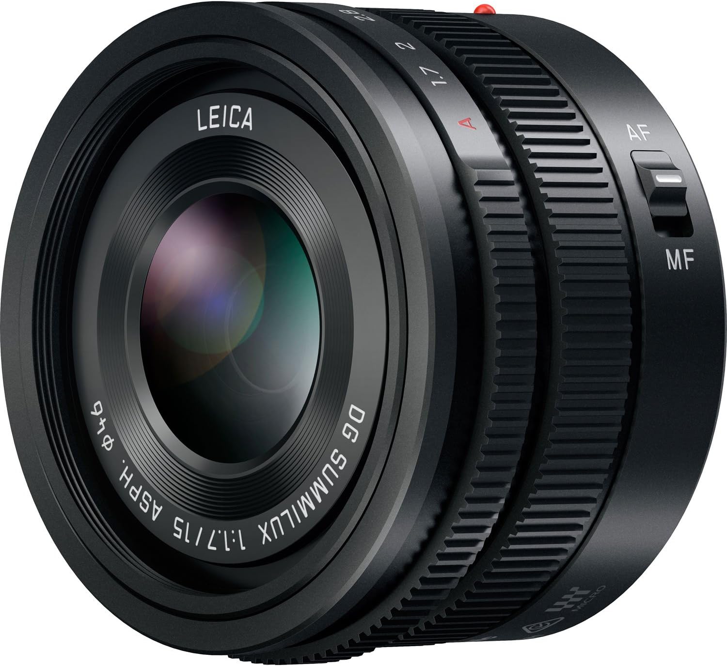 LUMIX G Leica DG SUMMILUX Lens, 15MM, F1.7 ASPH, Professional MIRRORLESS Micro Four Thirds, H-X015K (USA Black)