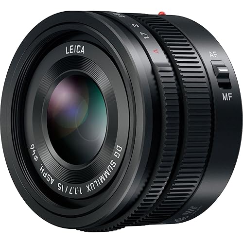 Panasonic LUMIX G Leica DG SUMMILUX Lens, 15MM, F1.7 ASPH, Professional MIRRORLESS Micro Four Thirds, H-X015K (USA Black)