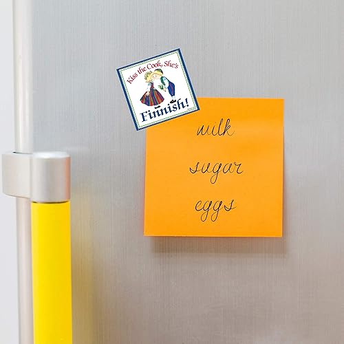 Miniatura 3 de Baldosa magnética de recuerdos finlandeses (Kiss Cook)