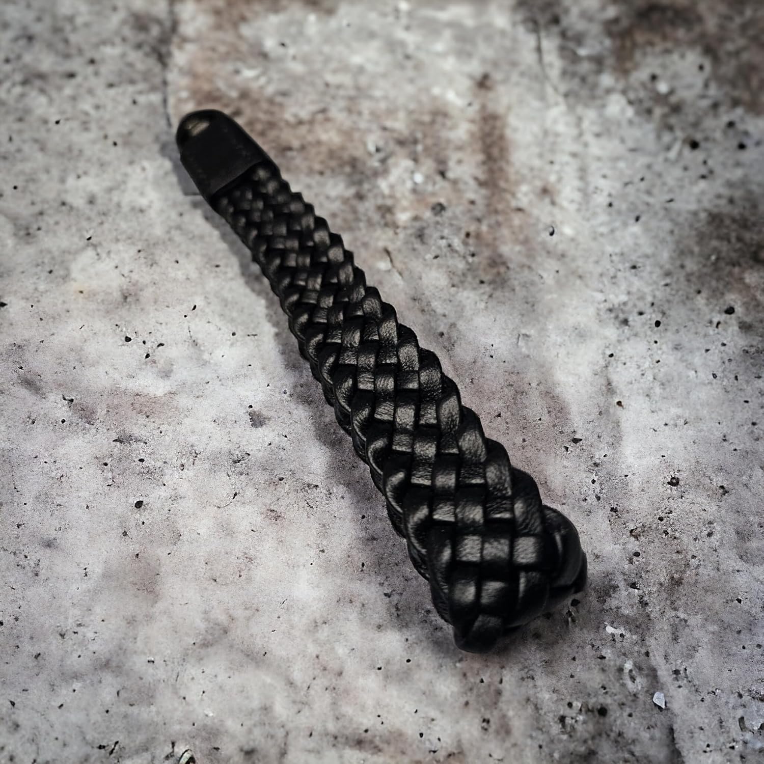 Vi Vante BENGAL Unleashed Black Leather Braided Camera Wrist Strap Ultra Soft Lambskin Exclusive; Hand Made luxury