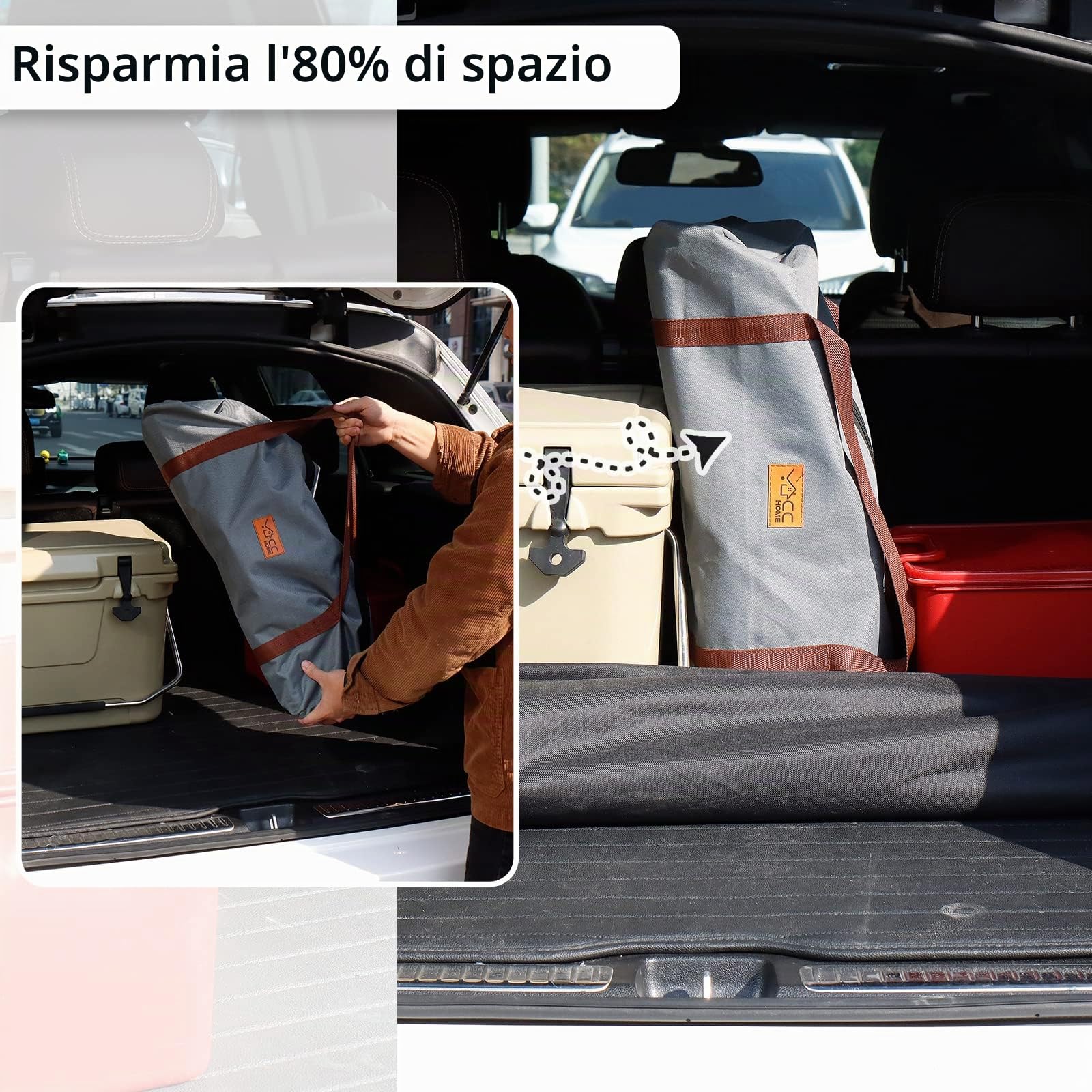 CCLIFE Griglia Treppiede Barbecue con Braciere,altezza 166 cm griglia Girevole Portatile,Catena Regolabile in Altezza