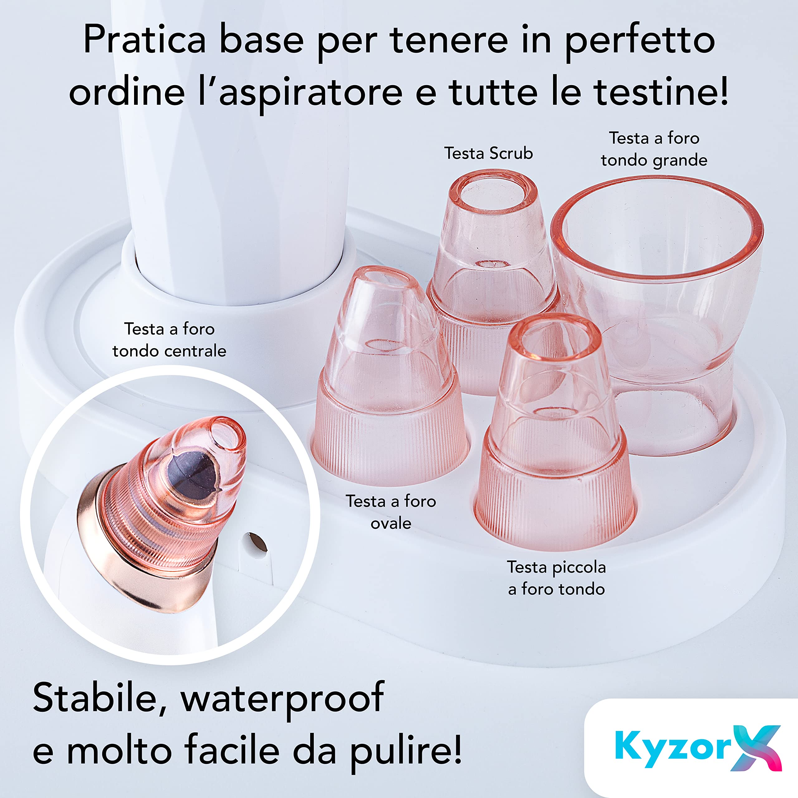 Aspiratore Punti Neri con Rullo di Giada Trattamento Professionale Pulizia Viso Rimozione Acne Set Skincare