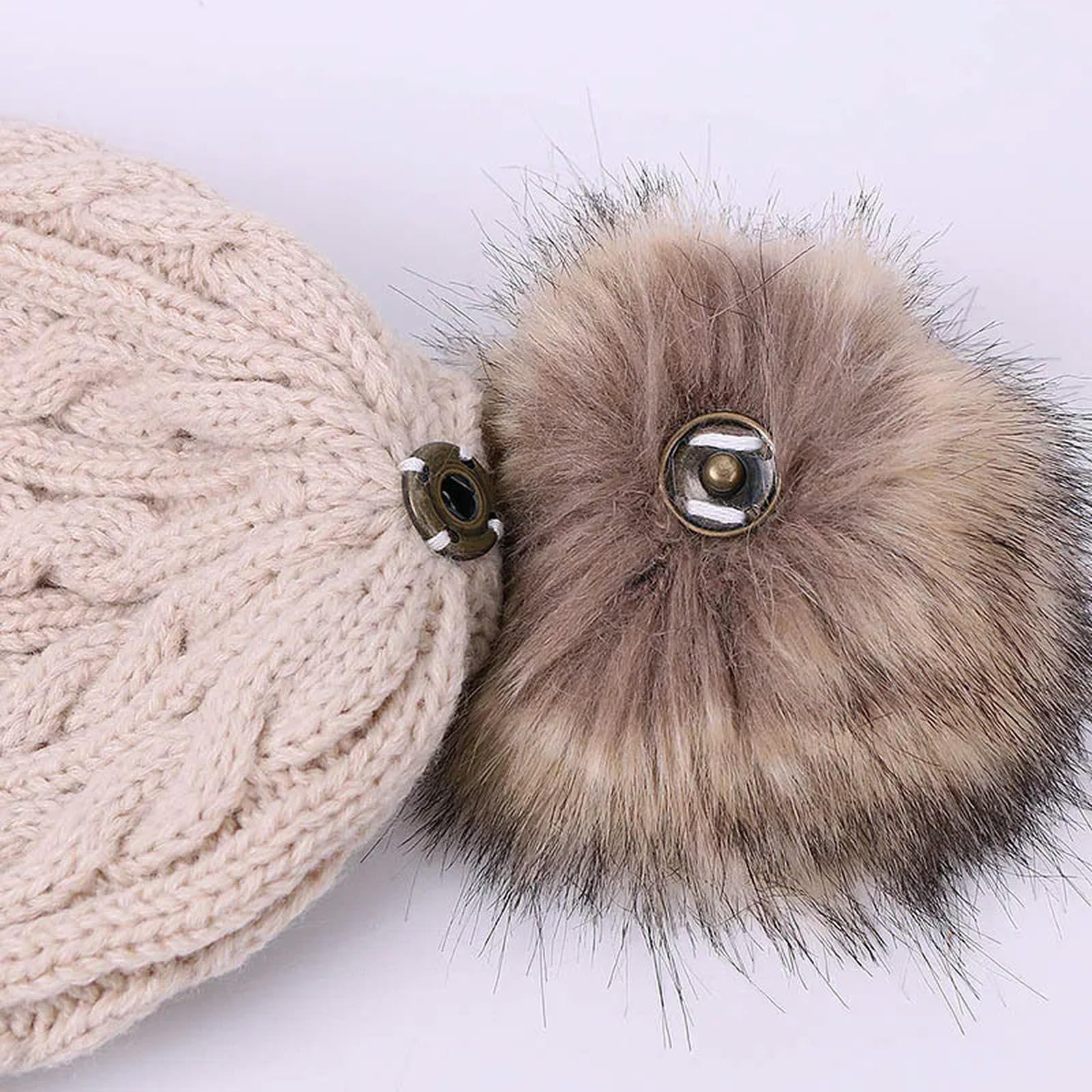 ZONTO wintermütze Kinder Warme Winter Hüte Mit Schals Für Kinder Pompom Hut Kinder Mütze Kappe Jungen Mädchen Strickschal Handschuhe Beanie Caps-B