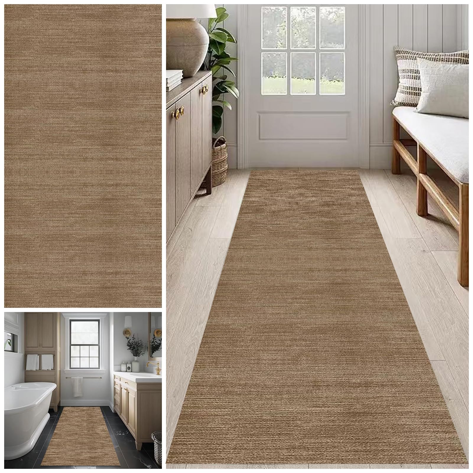 Tapis de couloir antidérapant et doux pour sécuriser la cuisine et l'entrée
